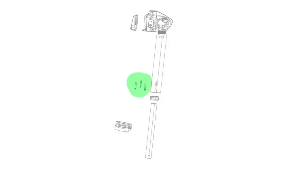 Satulatolpan huoltosarja Rockshox brass key Reverb A1/B1/Reverb AXS 2020+ Size 0 (3 kpl.) Viimeinen Mahdollisuus