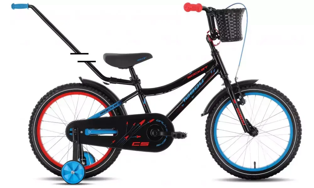 Polkupyörä Tabou Rocket CS Alu 12 black-blue Vain Rajoitetun Ajan