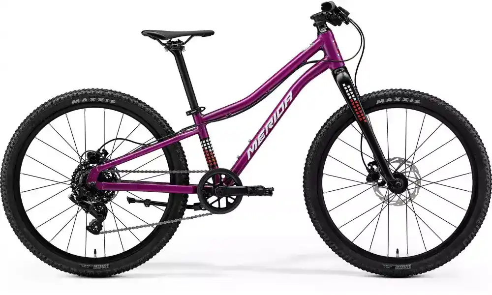 Halpa Hinta Polkupyörä Merida Matts J.24+ 2026 silk purple(wht/red/blk)