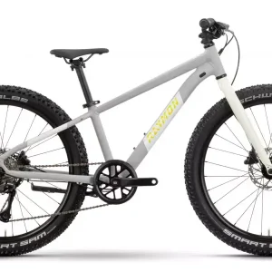 Polkupyörä Raymon Yanga 24 Pro 2025 grey-white-lime Osta Verkossa