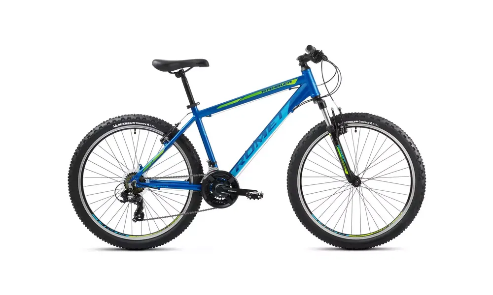 Polkupyörä Romet Rambler R6.1 2025 dark blue-lemon Vain Rajoitetun Ajan