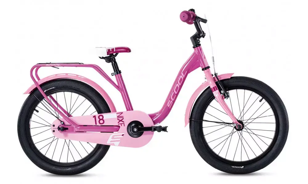 Alennus Polkupyörä S‘COOL niXe 18" 1-speed coaster-brake Aluminium pink-baby pink