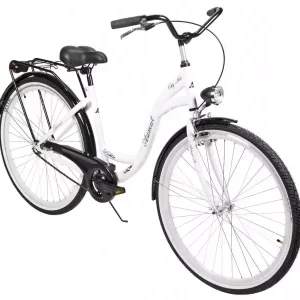Erikoistarjous Polkupyörä AZIMUT City Lux 28" 2025 white-black