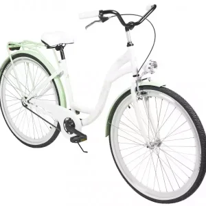 Loppuunmyynti Polkupyörä AZIMUT City Lux 28" 2025 white-mint