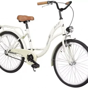 Polkupyörä AZIMUT Julie 24" 2025 light cream Asiakkaiden Suosikki
