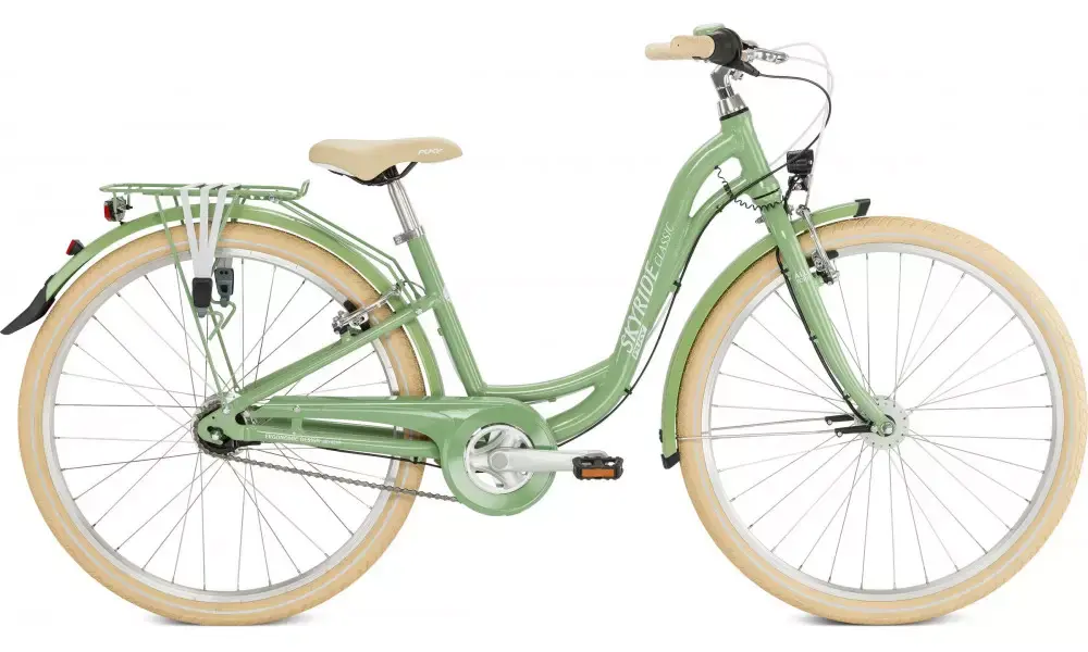 Edullinen Hinta Polkupyörä PUKY Skyride 26-7 Classic Alu retro green