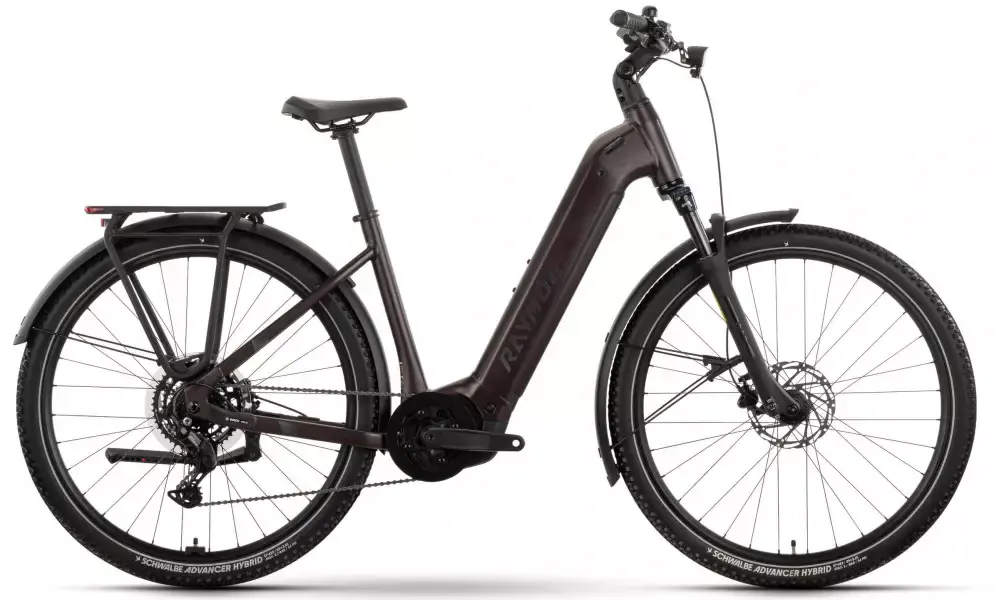 Sähköpyörä Raymon Tahona Comp 29" 800 Easy Entry 2026 plum noir Osta Nyt