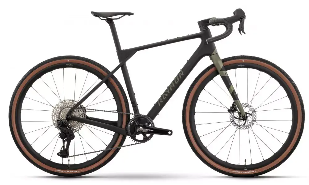 Polkupyörä Raymon Soreno Ultra 2026 carbon-forest green Edullinen
