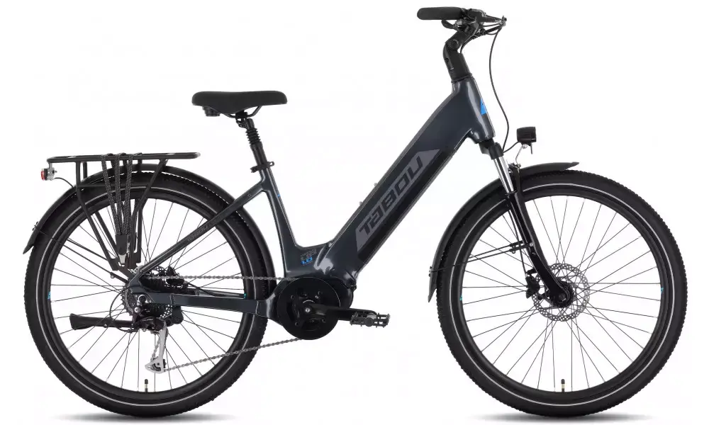 Asiakkaiden Suosikki Sähköpyörä Tabou Mono UP 1.0 Plus 26 grey-blue