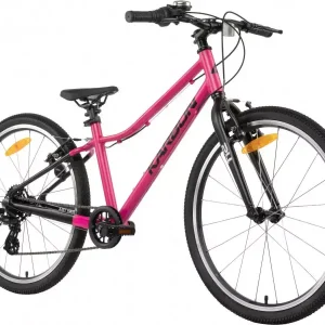 Alennettu Polkupyörä Karbon Superlight Alu 24 pink