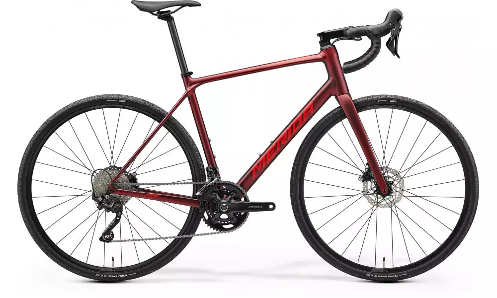 Dviratis Merida Scultura Endurance GR 500 II2 matt burgundy red(race red) Turvallinen Maksu
