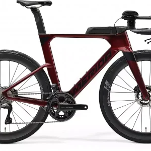 Viimeinen Mahdollisuus Dviratis Merida Time Warp TRI Limited IV1-FRM burgundy red(black)
