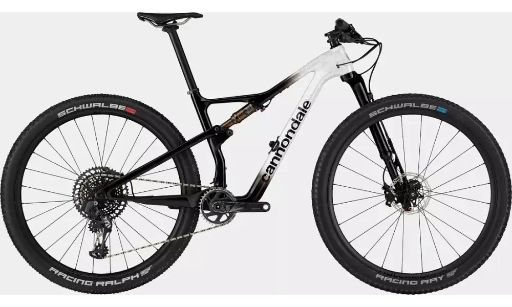 Pakollinen (Must-Have) Polkupyörä Cannondale Scalpel 29" Hi-Mod 1 cashmere white-jet black splatter