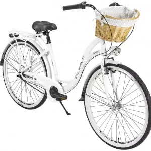 Alkuperäinen Polkupyörä AZIMUT Sarema ALU 28" 3-speed 2025 white matt