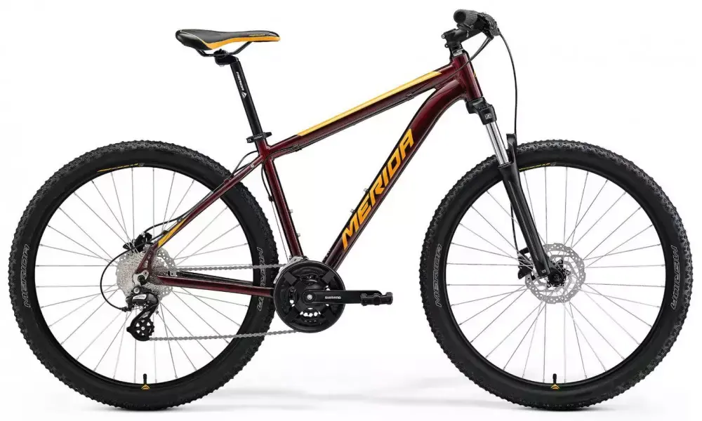 Polkupyörä Merida BIG.SEVEN 15 burgundy red Ajankohtainen