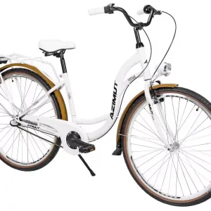 Ajankohtainen Polkupyörä AZIMUT Vintage 28" 3-speed 2025 white-cream matt