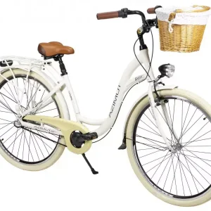 Polkupyörä AZIMUT Sarema ALU 28" 3-speed 2025 light cream shiny Eniten Myyty