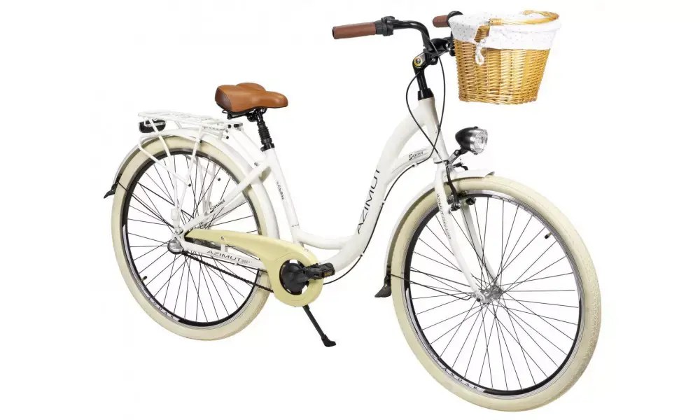 Polkupyörä AZIMUT Sarema ALU 28" 3-speed 2025 light cream shiny Eniten Myyty