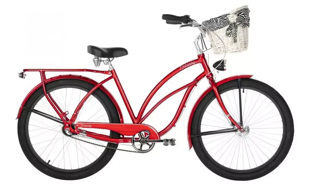 Halpa Hinta Polkupyörä Embassy Red Lipstic Classic ALU 26" Deluxe 2022