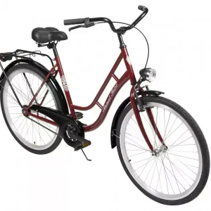 Polkupyörä AZIMUT Retro 26" 2025 bordo Pakollinen (Must-Have)