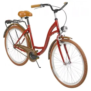 Polkupyörä AZIMUT City Lux 26" 2025 bordo-brown Pakollinen (Must-Have)