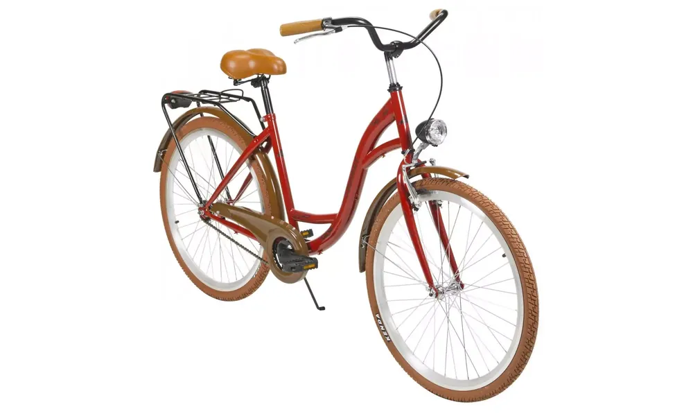 Polkupyörä AZIMUT City Lux 26" 2025 bordo-brown Pakollinen (Must-Have)