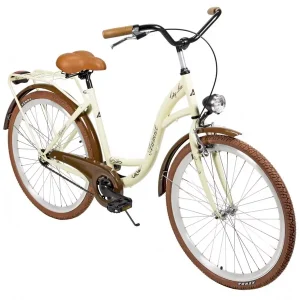 Pakollinen (Must-Have) Polkupyörä AZIMUT City Lux 26" 2025 cream-brown