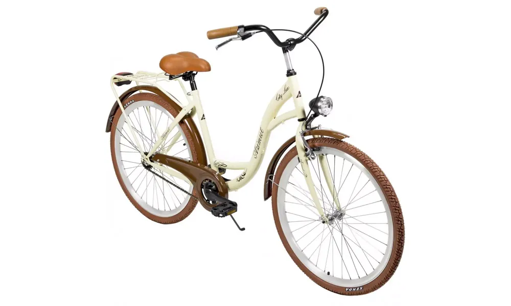 Pakollinen (Must-Have) Polkupyörä AZIMUT City Lux 26" 2025 cream-brown