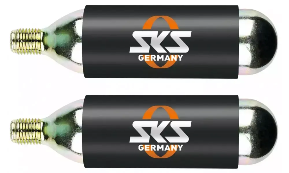 CO2 patruuna SKS for pump Airbuster (2x16g), threaded Tehdashinta