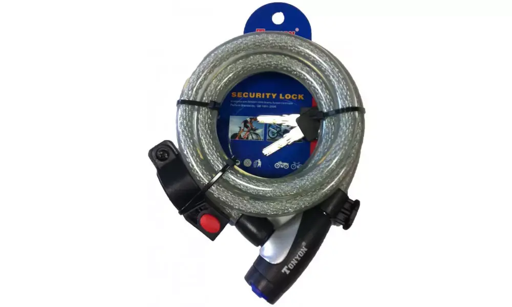 Viimeinen Mahdollisuus Lukko Tanyon spiral (steel cable) Ø15mm/1800mm