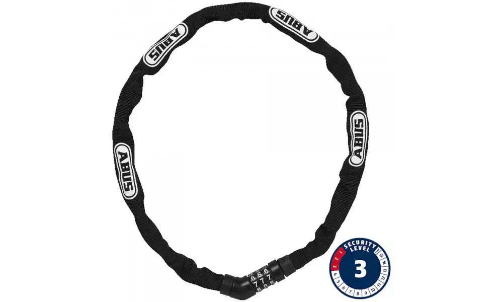 Viimeinen Mahdollisuus Lukko Abus Steel-O-Chain 4804C/75 black