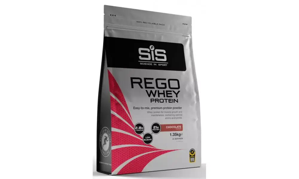 Viimeinen Mahdollisuus Urheiluruuat jauheena SiS Rego Whey Powder (protein) Chocolate 1.35kg
