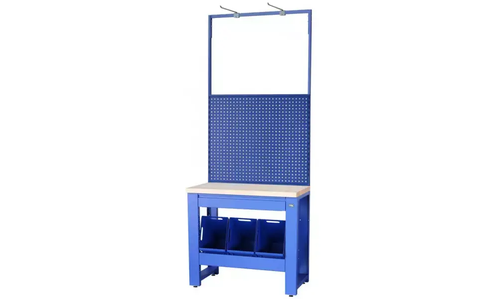 Osta Nyt Työpajapöytä Cyclus Tools Gerrit System 500 7-piece 259 x 100 x 50 cm blue (720895)
