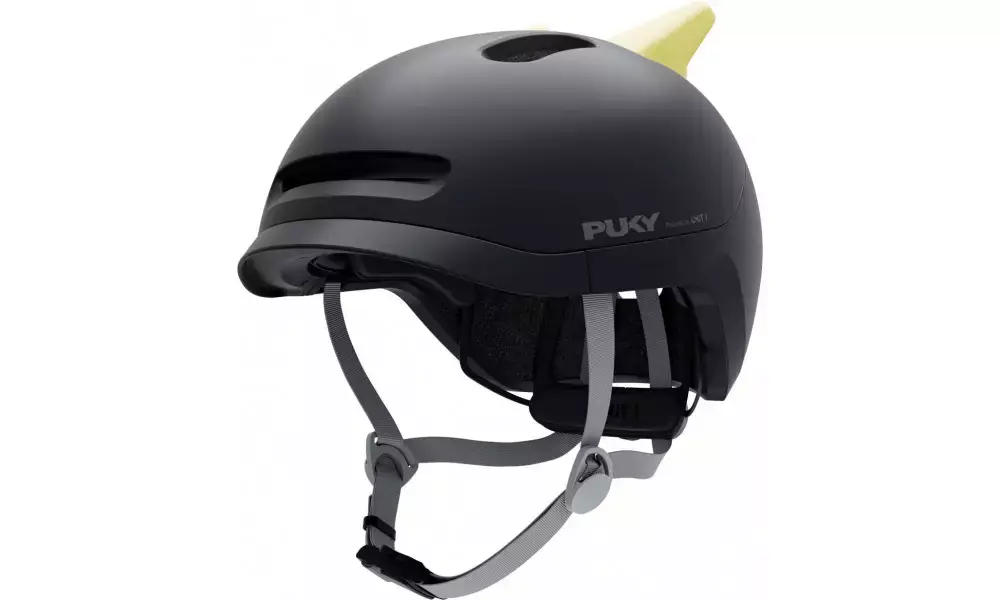Uusi Malli Kypärä PUKY Sparky Junior + lamp black