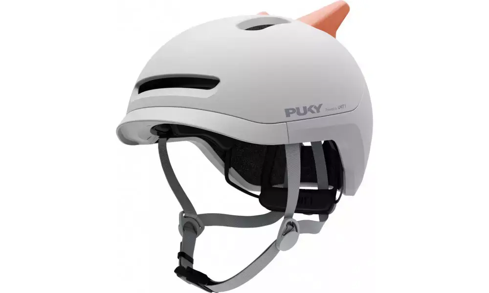 Kypärä PUKY Sparky Junior + lamp grey Uusi Kokoelma