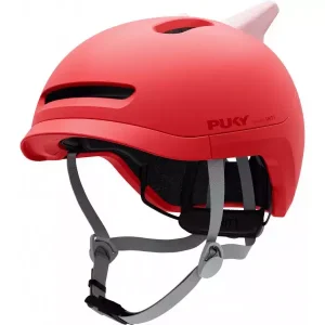 Löytö Kypärä PUKY Sparky Junior + lamp red