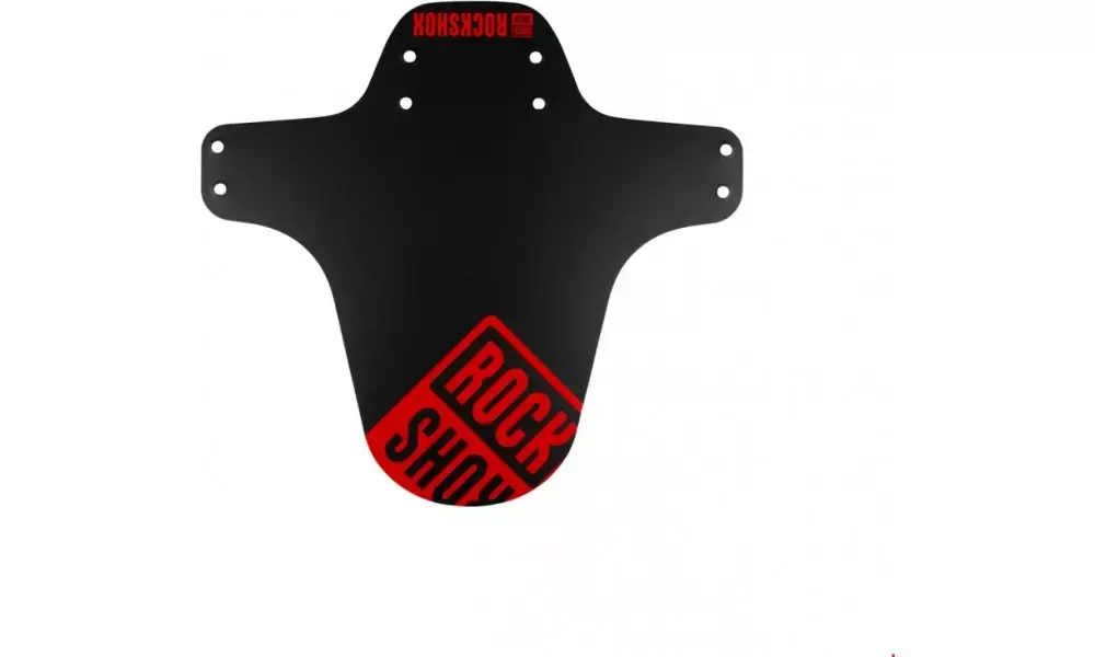 Viimeinen Mahdollisuus Etulokasuoja Rockshox MTB black with BoXXer red print