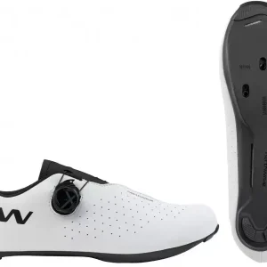 Turvallinen Maksu Pyöräilykengät Northwave Sonic Plus Road white-black