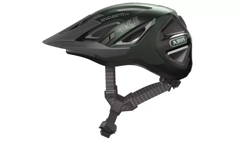 Vain Tänään Kypärä Abus Urban-I 3.0 Ace moss green
