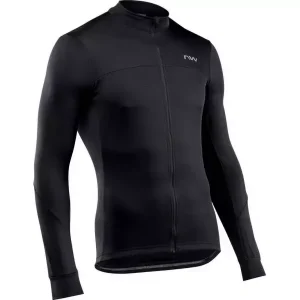 Ajankohtainen Pyöräilypaita Northwave Force 2 L/S Full Zip black