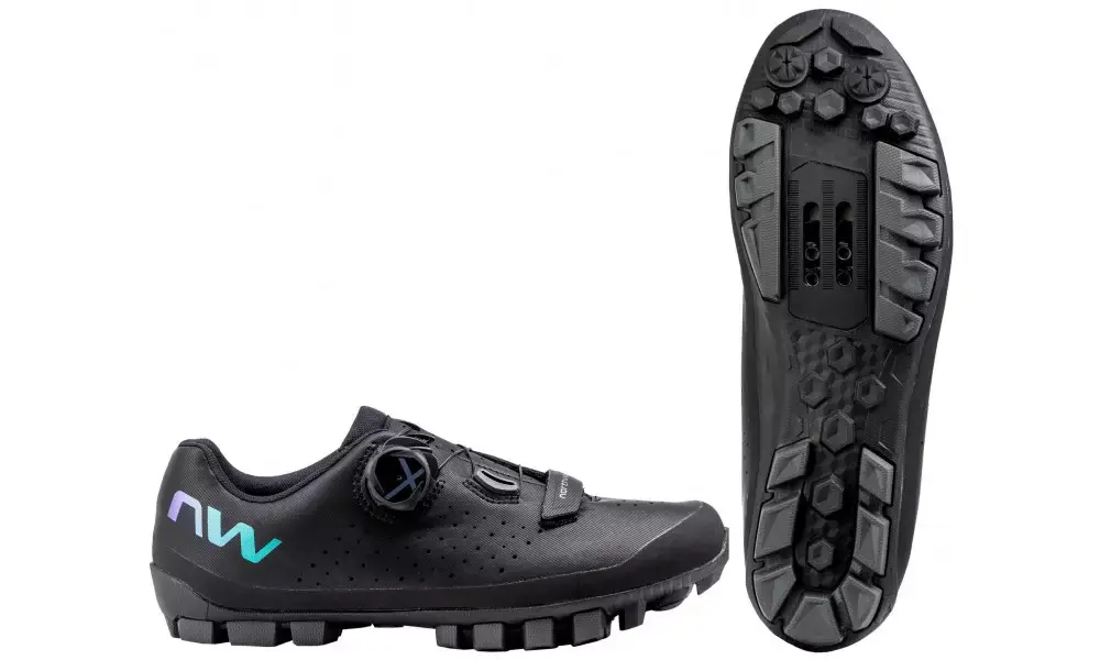 Vain Tänään Pyöräilykengät Northwave Hammer Plus WMN MTB XC black-iridescent