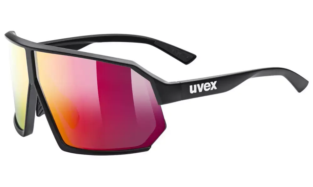 Turvallinen Maksu Lasit Uvex sportstyle 237 black matt / mirror red