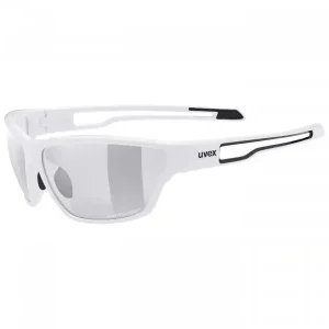 Vain Tänään Lasit Uvex Sportstyle 806 Variomatic white / smoke