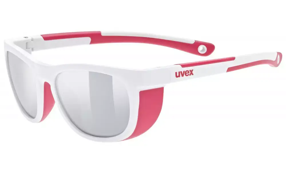 Viimeinen Mahdollisuus Lasit Uvex sportstyle 513 white matt/mirror silver