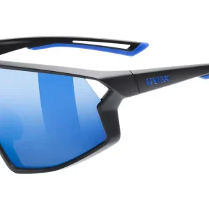 Viikonlopputarjous Lasit Uvex skyryse black matt / mirror blue