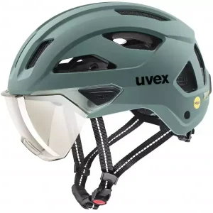 Viimeinen Mahdollisuus Kypärä Uvex stride visor MIPS sage green matt