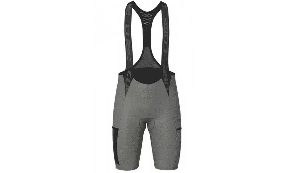 Bib-pyöräilyshortsit Cube Gravel Cargo olive Paras Hinta