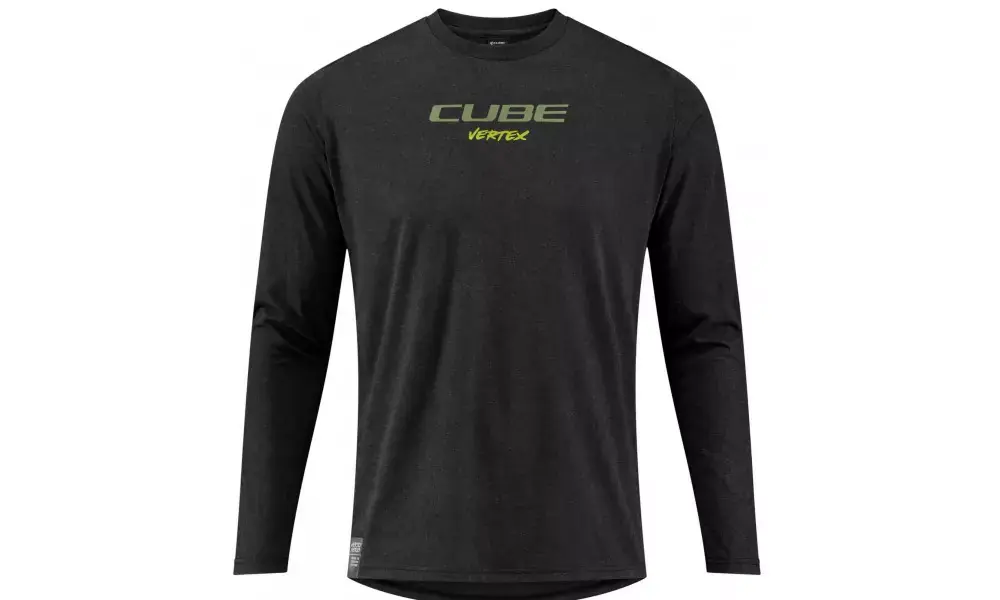 Viimeinen Mahdollisuus Pyöräilypaita Cube Round Flow MTB L/S black