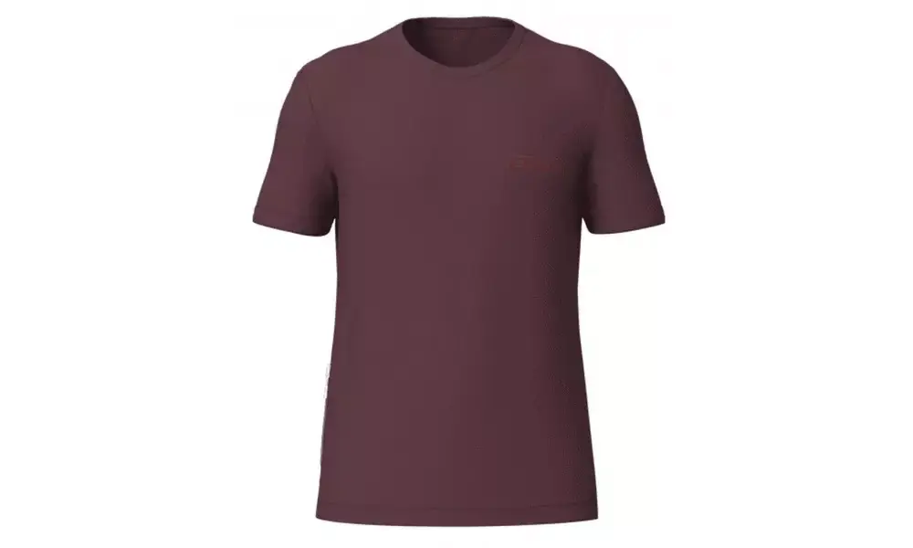 Halpa Hinta Pyöräilypaita Cube Round Soft Touch MTB S/S bordeaux