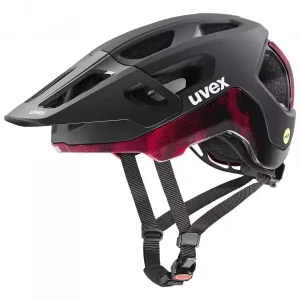 Viikonlopputarjous Kypärä Uvex react MIPS black-ruby red matt